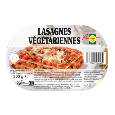 Lasaña vegetariana