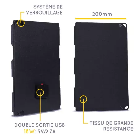 Panel solar portátil Sunslice Fusion Flex 18