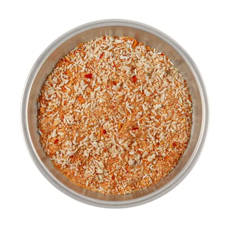 Crema de tomate y pimiento con arroz