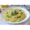 Risotto con espárragos y brécol