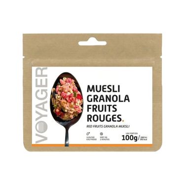 Muesli de frutos rojos y granola