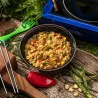 Pollo, arroz salteado y verduras - Ración doble