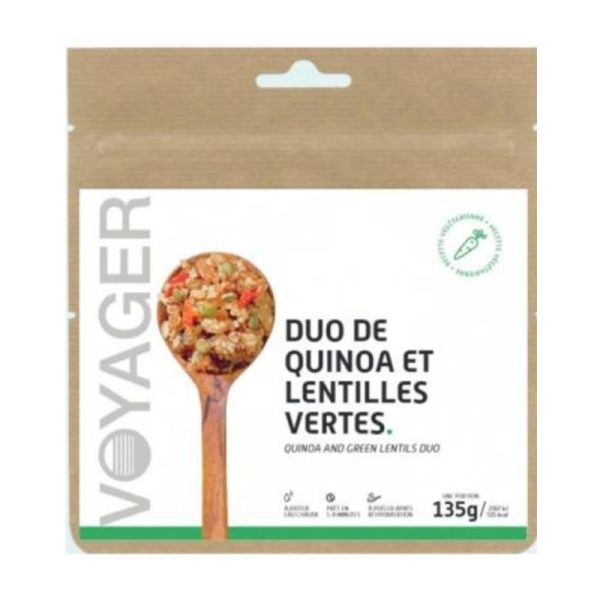 Dúo de quinoa y lentejas