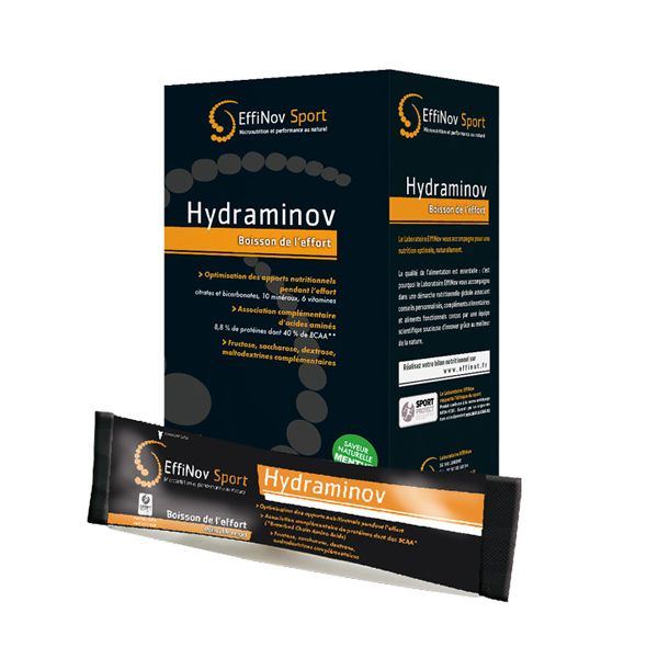 Hydraminov - Effinov bebida de ejercicio x 10 sticks - Menta