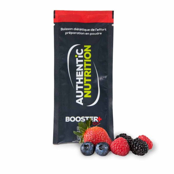 Authentic Nutrition Booster+ bebida energética - Frutos rojos