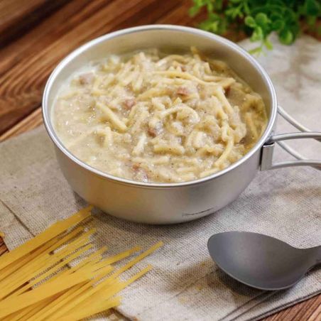 Espaguetis carbonara - Gran formato