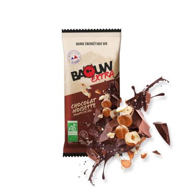 Barrita energética ecológica Baouw Extra - Chocolate, avellana