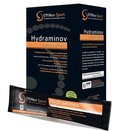 Hydraminov - Bebida energética - Sabor limón - 1 barrita