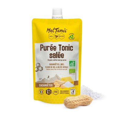 Recarga de puré energético salado ecológico Meltonic - Cacahuetes, miel y jalea real