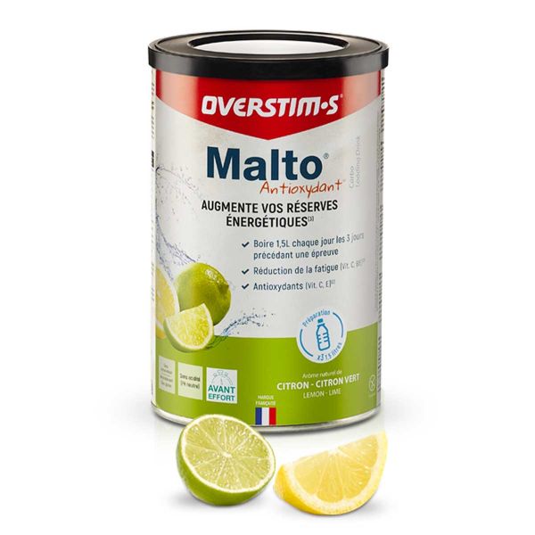 Overstim.s Antioxidante Malto - 450 g - Limón, lima