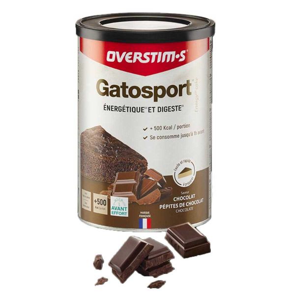 Gatosport Overstim.s - Pastel energético - Chocolate