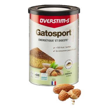 Gatosport Overstim.s - Pastel energético - Almendra