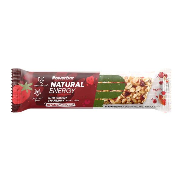 Barrita de cereales Powerbar Natural Energy - Fresa, arándano rojo