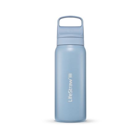 Botella filtrante de acero inoxidable LifeStraw Go - Carbón activo - 0,53 L