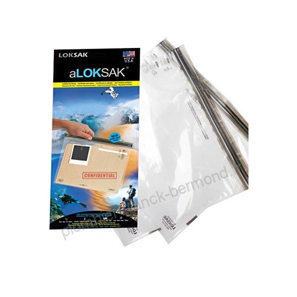 aLoksak bolsas impermeables x 2 - 33,7 x 26,7 cm