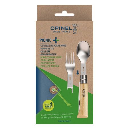 Picnic+ Opinel n°8 juego completo