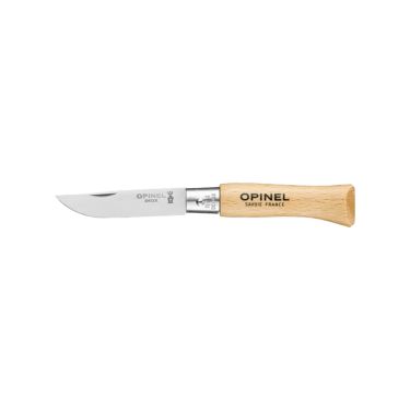 Opinel Cuchillo N°4 - Tradition 5 cm - Acero inoxidable, madera de haya