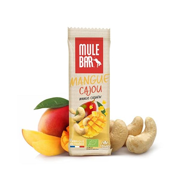 Barrita energética ecológica Mulebar - Mango, anacardos